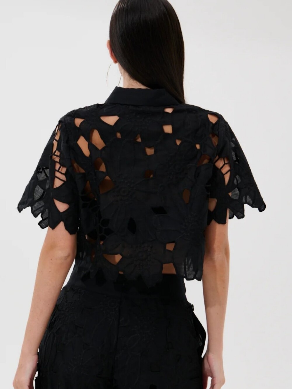 AKIRA | Bundle Dolly Floral Lace Top & Palazzo Pant - Picture 8 of 9